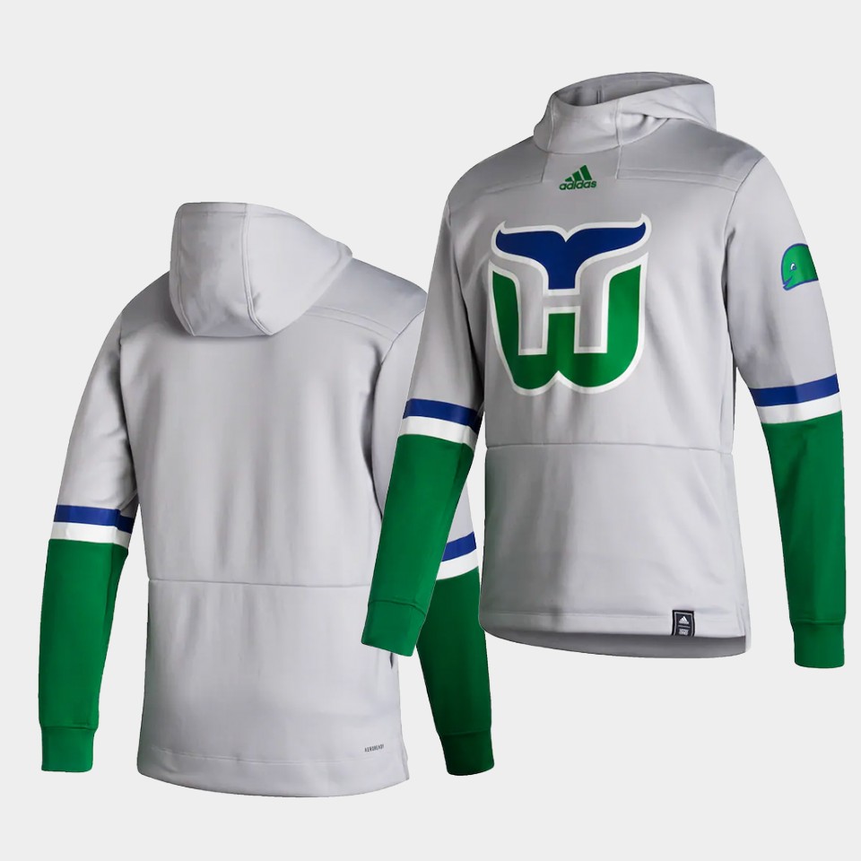 Men Carolina Hurricanes Blank White NHL 2021 Adidas Pullover Hoodie Jersey->customized nhl jersey->Custom Jersey